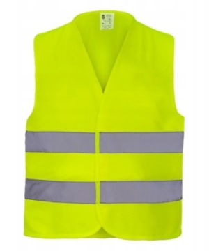 Светоотражающий велосипедный жилет, желтый, предупреждение о дорожном движении, сертификат CE.