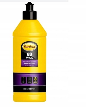 FARECLA G3 WAX WOSK OCHRONNY WYSOKI POŁYSK 500ML