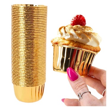 PAPILOTKI DO MUFFINEK 50szt FOREMKI NA MUFFINKI babeczki PAPIEROWE formy