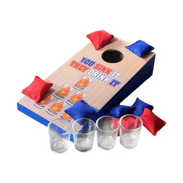 Zestawy do gry Cornhole Toss Toss Gra w rzucanie workami z piaskiem
