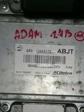 OPEL ADAM - ŘÍZENÍ JEDNOTKA MOTORU 12654172