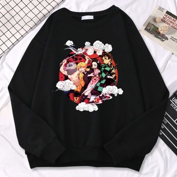 Simple Street Womens Pullovers Demon Slayer Family