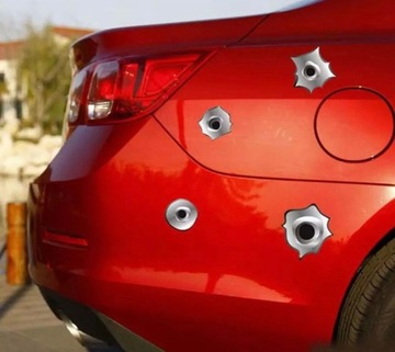 3D реалистичные наклейки для автомобиля, наклейки для розыгрышей, забавные, забавные