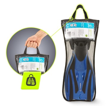 РЕГУЛИРУЕМЫЕ ЛАСТЫ ДЛЯ ПЛАВАНИЯ С НОРМАЛЬНЫМИ РЕМНЯМИ 38-42 TSUNAMI