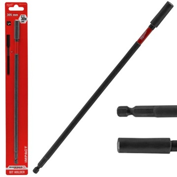PRZEDŁUŻKA MAGNETYCZNA DO BITÓW UCHWYT ADAPTER KOŃCÓWEK 305 MM 1/4 UDAR