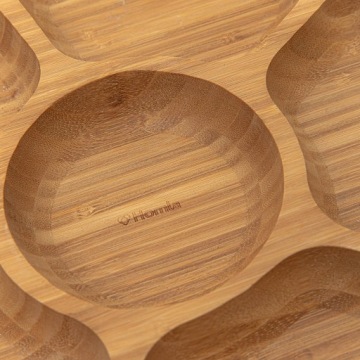 Бамбуковое блюдо BAMBOU с отделениями 32х4 см HOMLA