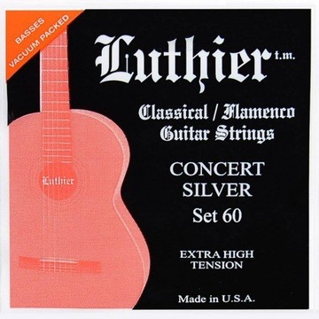 Струны Luthier 60 Classica Concert Silver LU-60