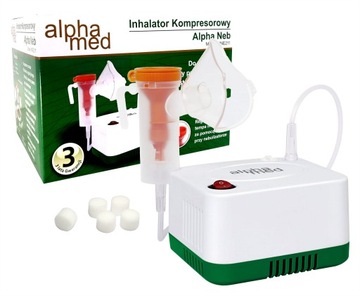 INHALATOR KOMPRESOROWY NEBULIZATOR INHALACJA DLA DZIECI I DOROSŁYCH FILTRY