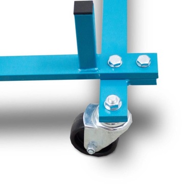 Транспортная стойка Bituxx на 4 маневренные тележки, 4 поворотных колеса, синяя