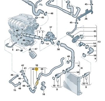 Nowy oryginał zawór zwrotny Audi VW Seat Skoda