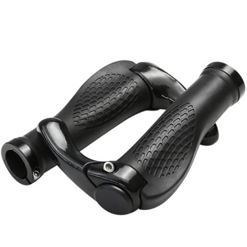 Bicycle Handlebar Grip Anti-Skid Lock-on Handle Cover Aluminum Alloy Rubber