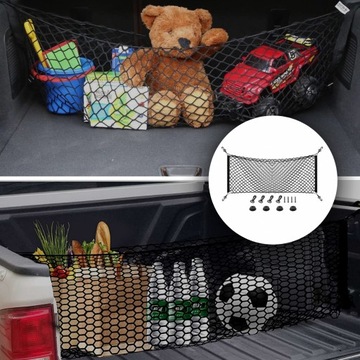 СЕТКА ДЛЯ БАГАЖНИКА АВТОМОБИЛЯ 6 АВТОМОБИЛЬНАЯ СЕТКА-ОРГАНИЗАТОР