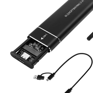 USB 3.1 10G M.2 NVME Корпус универсальный, удобный компактный корпус в черном