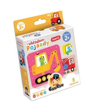 MOJE PIERWSZE PUZZLE CZUCZU UKŁADAM POJAZDY 2+