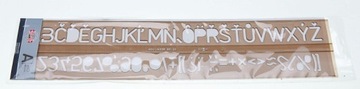 Буква и цифровой шаблон 20/2,0 мм KOH-I-NOOR