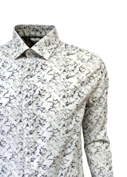 БЕЛАЯ ТОРЖЕСТВЕННАЯ РУБАШКА Повседневный крой-ОБЫЧНЫЙ 4XL