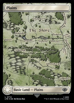 MTG LTR #714 Plains Surge Foil