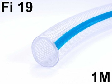 Wąż techniczny zbrojony 19MM PCV przewód 20bar 1m