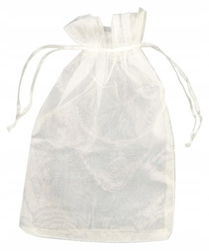 Подарочные пакеты из органзы 17х25 Белый 25 шт.