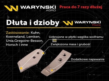 Излив стерневого культиватора с двумя отверстиями, применение: Ap/701 Kos Unia, сталь