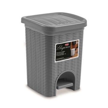Kosz na śmieci 20l ,z pedałem, rattan