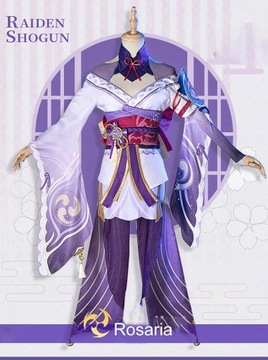 Genshin Impact Raiden Shogun Косплей + парик