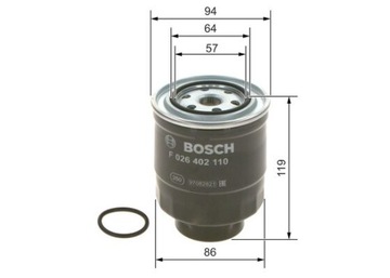 BOSCH F 026 402 110 FILTR PALIVA