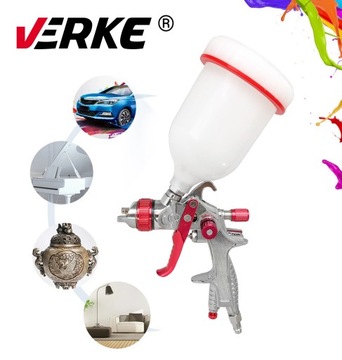 ПИСТОЛЕТ ДЛЯ ПОКРАСКИ HVLP, НАСАДКА 1,3мм, БАК 600 МЛ