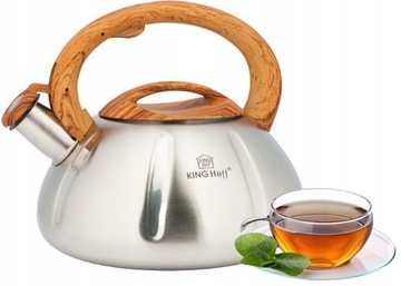 Czajnik stalowy z gwizdkiem 3L Indukcja GAZ 3291