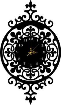 AŻUROWY ZEGAR VINTAGE RETRO 50CM L! 17 KOLORÓW!