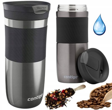 Kubek termiczny BYRON 470ml CONTIGO kubek gunmetal
