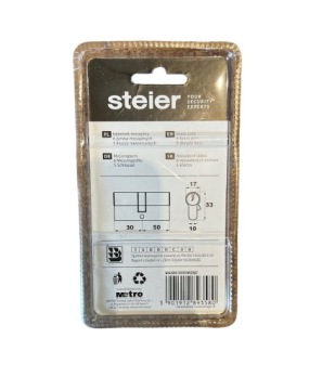 ВСТАВКА ДЛЯ ЗАМКА STEIER 30X50 5 КЛЮЧЕЙ ЛАТУННАЯ