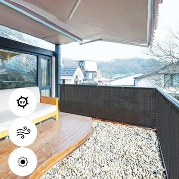 БАЛКОННОЕ ПОКРЫТИЕ ТЕРРАСНЫЙ КОВРИК БАЛКОННАЯ СЕТКА ТЕРРАСНЫЙ ЗАБОР 1х5м УФ 95%