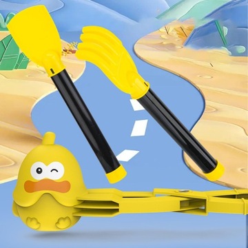 Зажим для снежков с 2 лопатками Игрушки для песка Зажим для снежков K