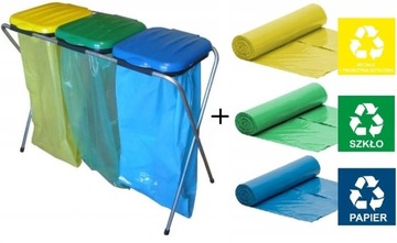 СЕГРЕГАЦИОННЫЙ БАК + МЕШКИ ДЛЯ МУСОРА 3x120л