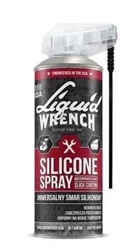 SMAR SILIKONOWY W SPRAYU LIQUID WRENCH UNIWERSALNY DO USZCZELEK 380 ml
