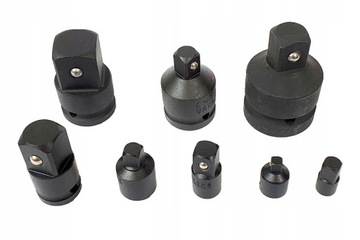 УДАРНЫЕ АДАПТЕРЫ НАСАДКИ ДЛЯ КЛЮЧЕЙ С ТРЕЩОТКОЙ 1/2 дюйма 3/8 дюйма 1/4 дюйма 3/4 8 шт.