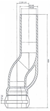 Полиуретановый замедлитель для бетона ПУ DN 125