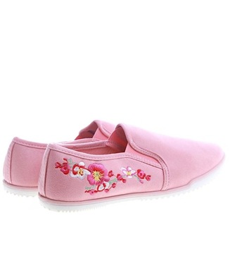 DAMSKIE RÓŻOWE TENISÓWKI buty SLIP ON 13410 40