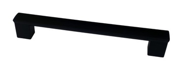 10 шт. Мебельная ручка UC 160 мм Матовая черная + шурупы