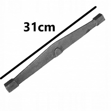 RUSZT SZTABKOWY 31 cm ŻELIWNY DO PIECA BELKOWY