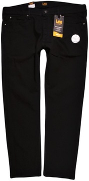 LEE spodnie REGULAR black jeans LEGENDARY SLIM _ W38 L30