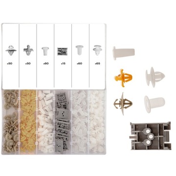 NEO SET НАБОР АВТОМОБИЛЬНЫХ ЗАЖИМОВ RENAULT 300 ШТ. ОРГАНАЙЗЕР 11-951