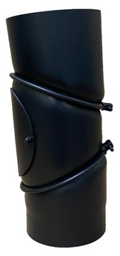 КОЛЕНО ДЛЯ СТОМОЧНОГО ДЫМОХОДА, регулируемое, 3 сегмента, диаметр 160, 0-90, 2мм, АРТ-МЕТАЛЛ