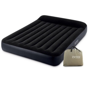 DUŻE ŁÓŻKO DMUCHANE Z PODUSZKĄ 2W1 NA WODĘ