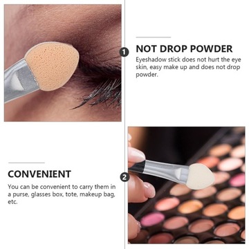 Аппликатор для теней из латекса, 40 шт.