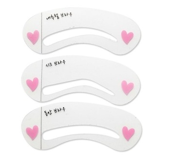 НАБОР ШАБЛОНОВ ДЛЯ СТИЛЬКИ БРОВЕЙ ИЗ 3 ШТ.