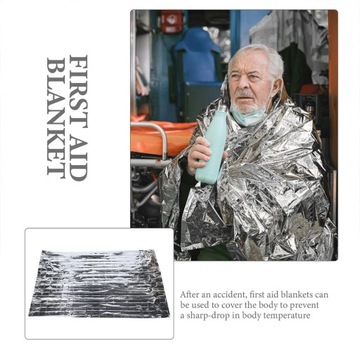 5 шт. Одеяло для оказания первой помощи для пеших прогулок на открытом воздухе, аварийное спасение для кемпинга