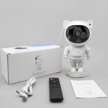 Набор ЗВЕЗДНЫЙ ПРОЕКТОР с розовым УВЛАЖНИТЕЛЕМ Led Night Light Astronaut