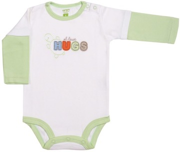 BODY NIEMOWLĘCE CARTERS DŁ. RĘKAW 86 DUŻY WYBÓR